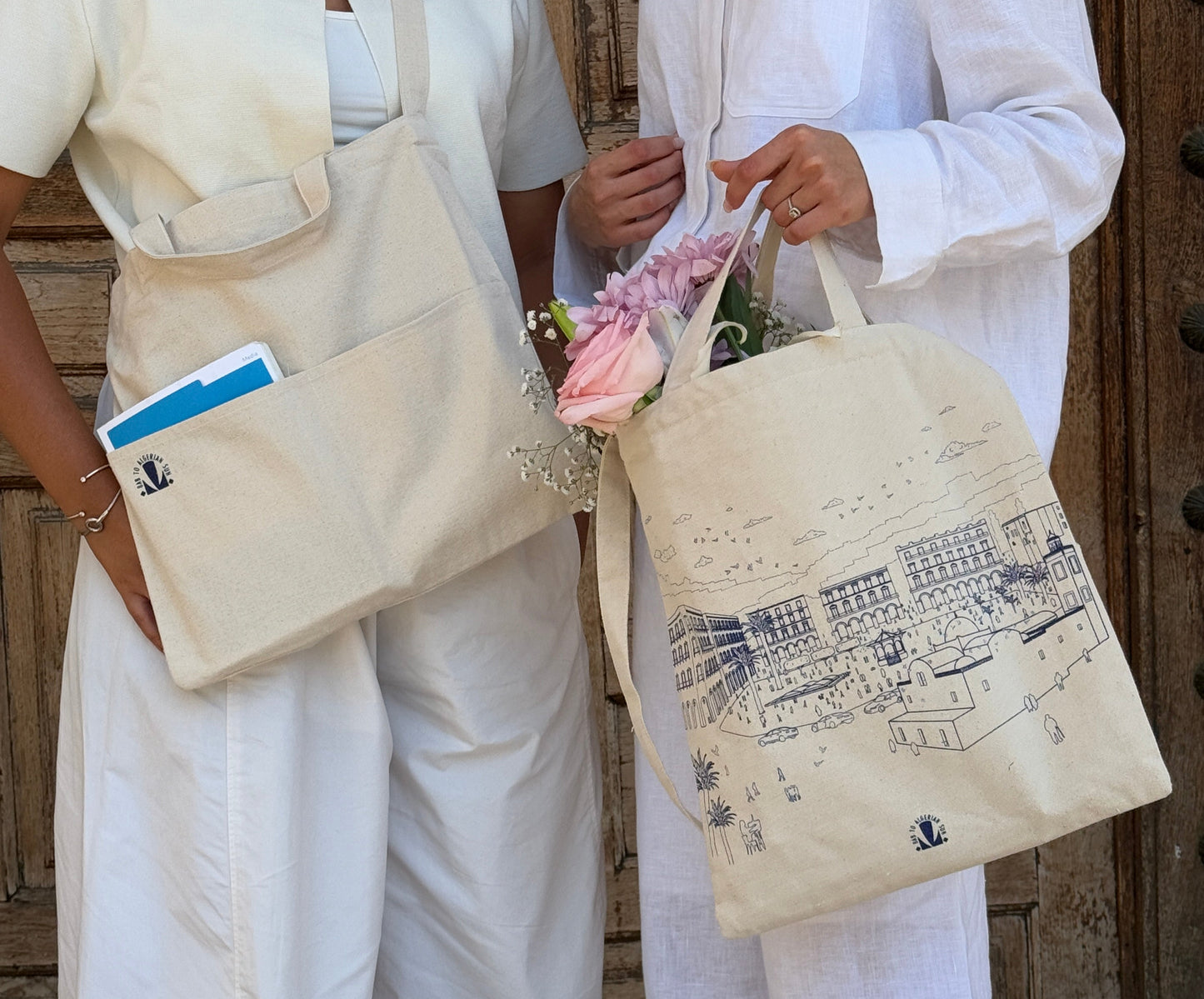 BAB to Algerian Sun - Premium Vertical Tote