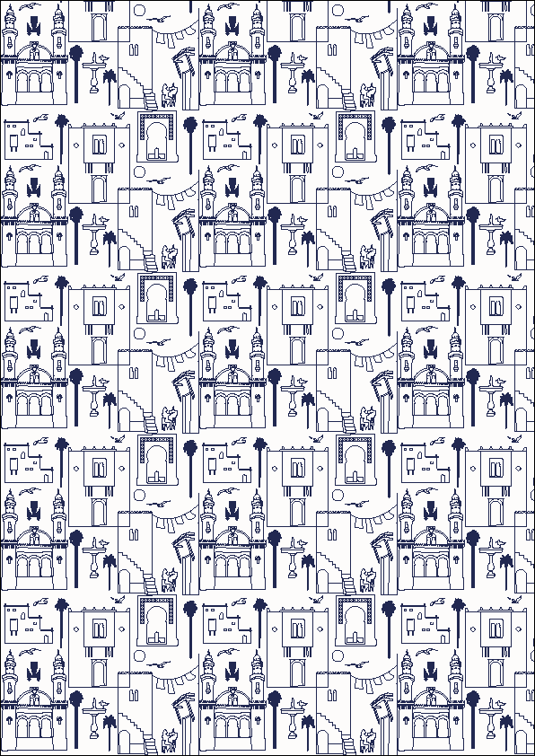 BAB to Algerian Sun - The Casbah Pattern