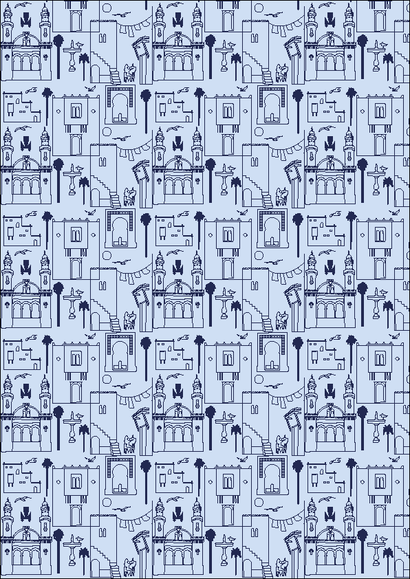 BAB to Algerian Sun - The Casbah Pattern