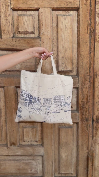 BAB to Algerian Sun - Premium Horizontal Tote